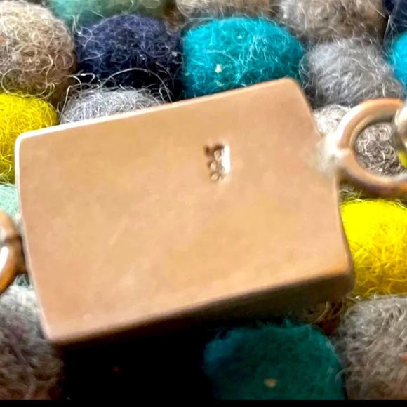 Turquoise multistone inlay sterling bracelet - Picture 3 of 3